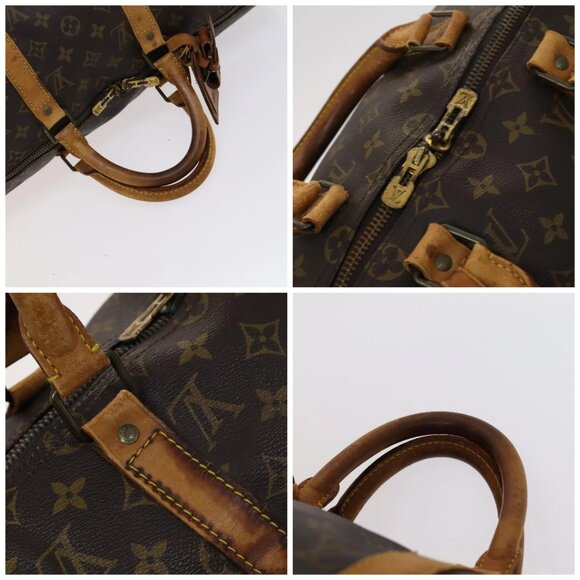 LOUIS VUITTON Monogram Keepall 50 Boston Bag M41426 LV Auth 113425 - Picture 16 of 16